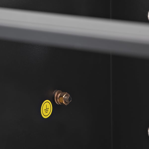 StarTech.com WALLMOUNT4 stativ 4U Vægmonteret stativ Sort