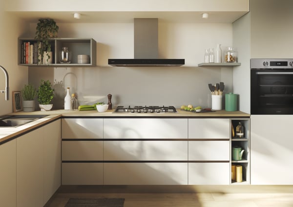 Candy CHG7WL4WTX Rostfritt stål Inbyggd 74.5 cm Gas 5 zone(s)