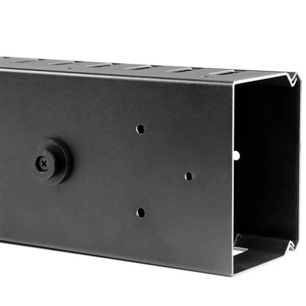 StarTech.com Vertikal kabelorganiserare med fingerkanaler - 0U - 91 cm