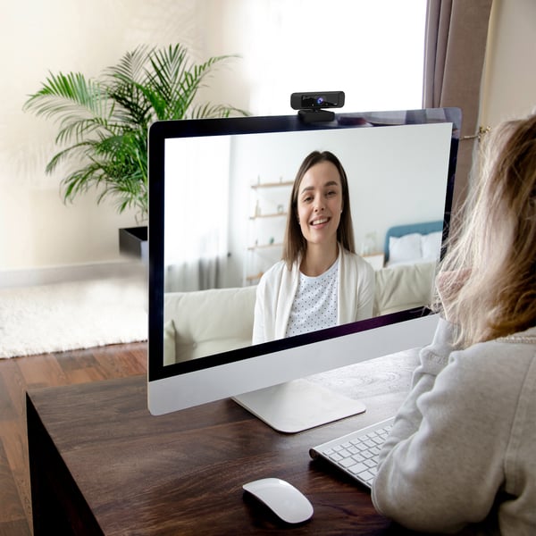 j5create JVCU100-N USB™ HD-webkamera med 360° drejning