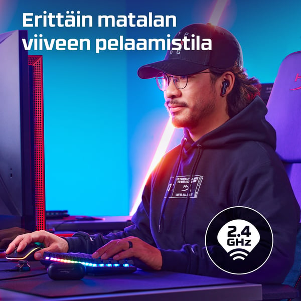 HyperX Cloud MIX Buds Wireless – langattomat nappikuulokkeet (musta)