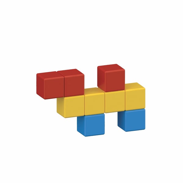 Geomag MagiCube Math Building Recycled Clips