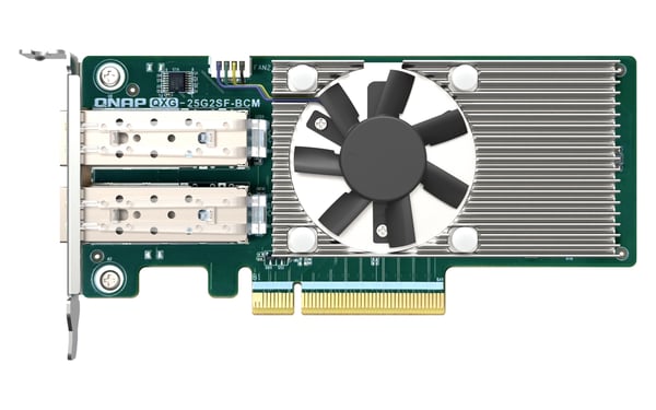 QNAP QXG-25G2SF-BCM netværkskort Intern Fiber 25000 Mbit/s
