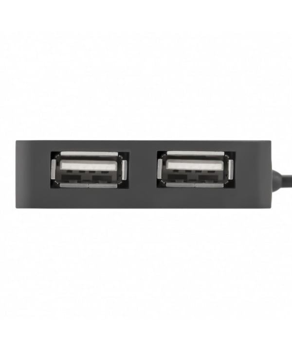 Vultech HU-04USB2 gränssnittshubbar USB 2.0 480 Mbit/s Svart