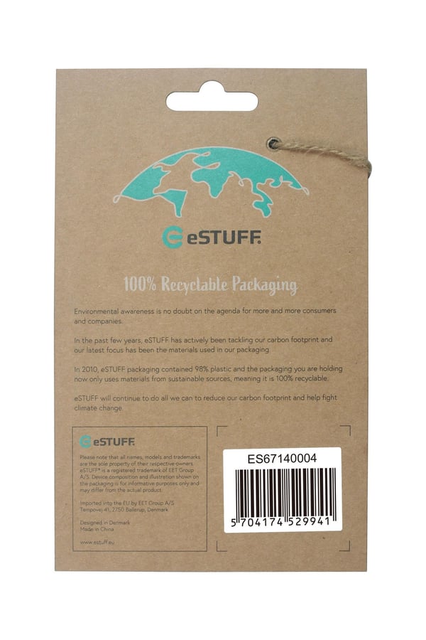 eSTUFF ES67140004 mobiltelefonfodral Mobilskal Transparent