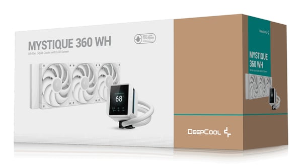 DeepCool Mystique 360 WH Processor Alt-i-en væskekøler 12 cm Hvid 1 stk