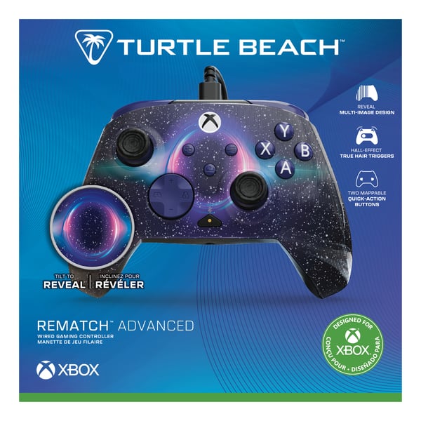 Turtle Beach Rematch Advanced Wired (2025) Flerfarvet USB Gamepad Analog PC, Xbox One, Xbox One S, Xbox One X, Xbox Series S, Xbox Series X