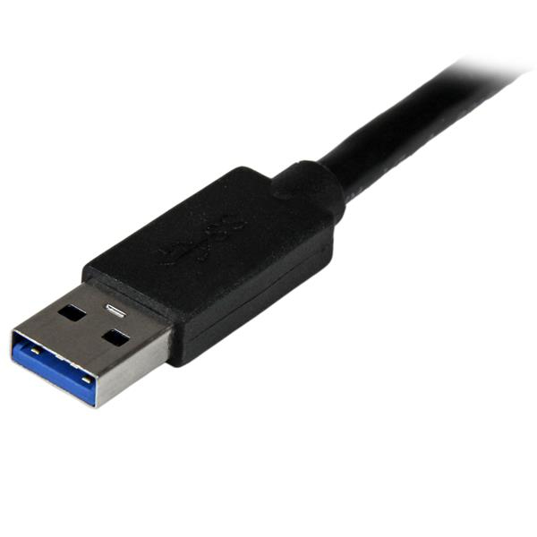 StarTech.com USB 3.0 till HDMI externt videokort, multiskärmsadapter med USB-hubb med 1 port – 1920x1200/1080p