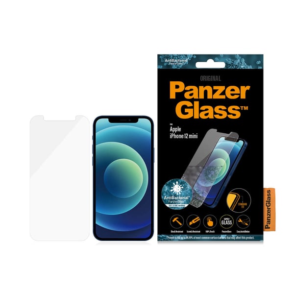 PanzerGlass ® Screen Protector iPhone 12 Mini | Standard Fit Genomskinligt skärmskydd Apple 1 styck