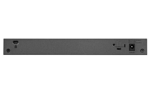 NETGEAR GS108LP Ohanterad Gigabit Ethernet (10/100/1000) Strömförsörjning via Ethernet (PoE) stöd 1U Svart, Grå