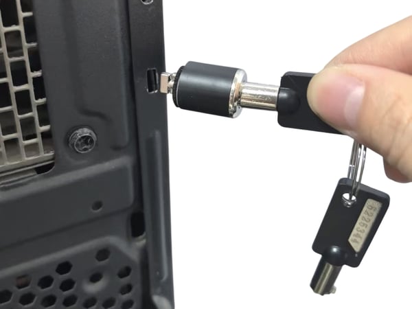 Conceptronic CUSTODIO03BSM kaapelilukko Musta