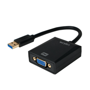 LogiLink UA0231 USB grafisk adapter 1920 x 1080 pixel Sort