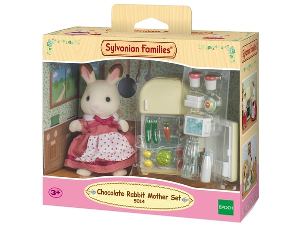 Sylvanian Families Sæt med Mor Chokoladekanin (køleskab)