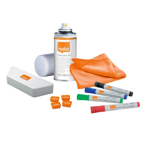 Nobo Whiteboard Startpaket för glastavlor