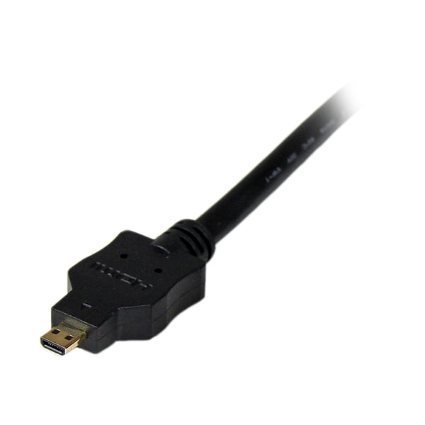 StarTech.com HDDDVIMM2M videokaapeli-adapteri 2 m Micro-HDMI DVI-D Musta