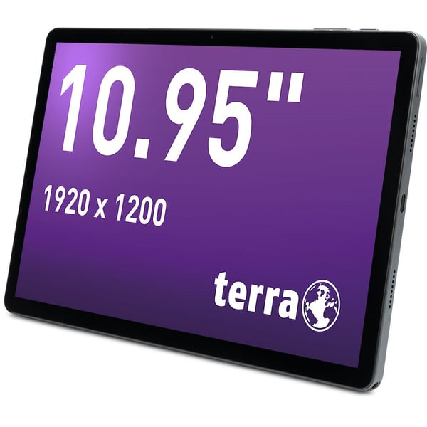 TERRA PAD 1007 4G Mediatek LTE 256 GB 27,8 cm (10.9") 8 GB Wi-Fi 5 (802.11ac) Android 14 Harmaa