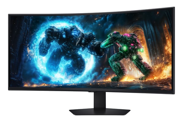 Samsung G75F computerskærm 101,6 cm (40") 5120 x 2160 pixel WUHD LCD Sort