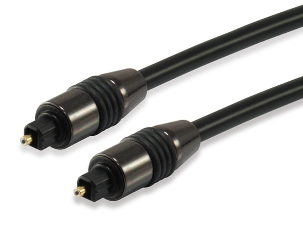 Equip 147921 audiokaapeli 1,8 m Toslink Musta