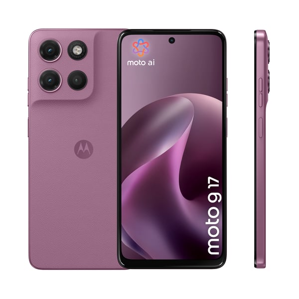 Motorola moto g17 17,1 cm (6.72") Kaksois-SIM Android 15 USB Type-C 4 GB 256 GB 5200 mAh Vaaleanpunainen