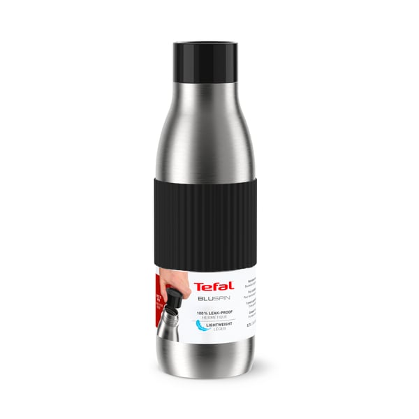 Tefal Bluspin N3113510 drikkedunk Dagligt forbrug 0,7 ml Rustfrit stål Sort, Rustfrit stål