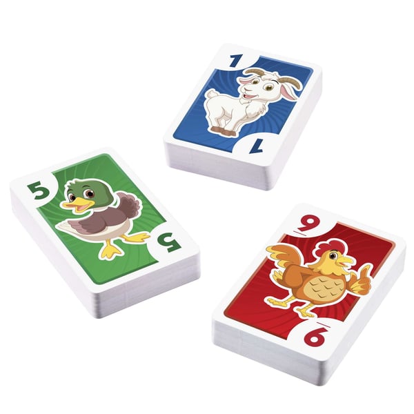 Mattel Games Skip-Bo Junior, kortspel med 112 kort och två spelnivåer för barn som är 5 år och äldre