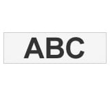 Brother Matt Laminated Labelling Tape - 12mm, Black/Clear etikett-tejp TZ