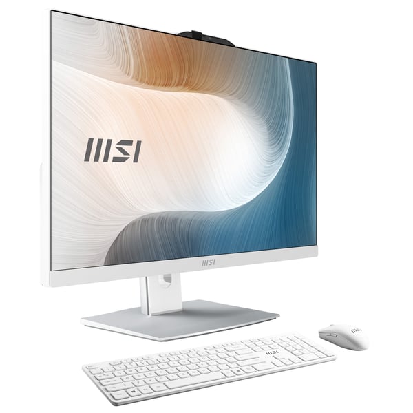 MSI Modern AM242P 1M-2097EU Intel Core 7 150U 60,5 cm (23.8") 1920 x 1080 pixlar Allt-i-ett-dator 16 GB DDR5-SDRAM 512 GB SSD Windows 11 Pro Wi-Fi 6E (802.11ax) Vit