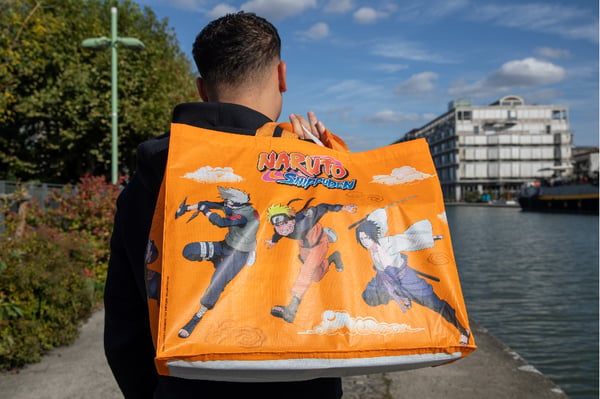 Konix Naruto KX SAC CABAS ORANGE Toteväska
