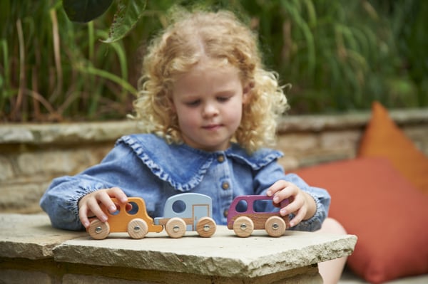 Tickit Rainbow Wooden Adventure Vehicles