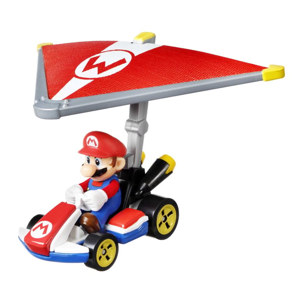 Hot Wheels MARIOKART Mario Standart Kart and Super Glider