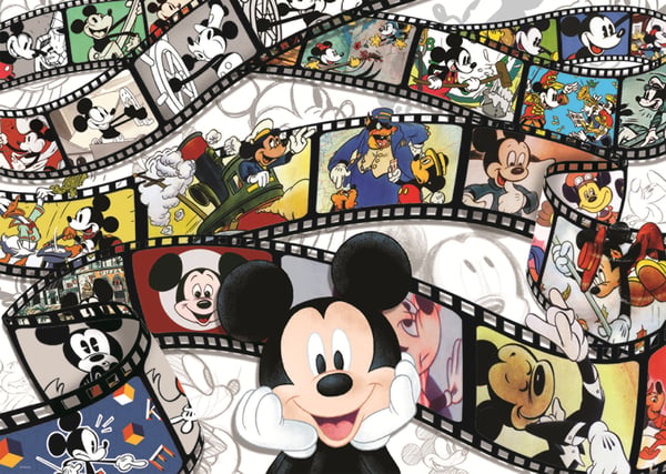Disney 90th Anniversary 1000 pcs Puslespil 1000 stk Tegnefilm