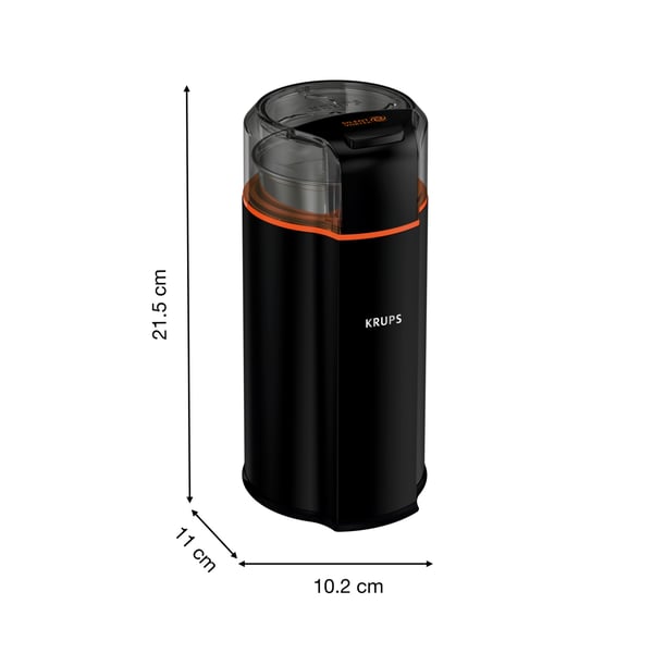 Krups Silent Vortex GX3328 175 W Svart