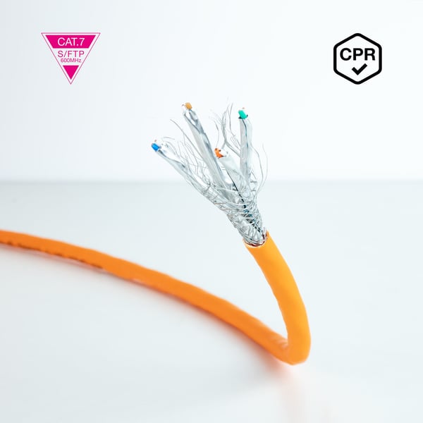 Nanocable 10.20.1700-100 netværkskabel Orange 100 m Cat7 SF/UTP (S-FTP)