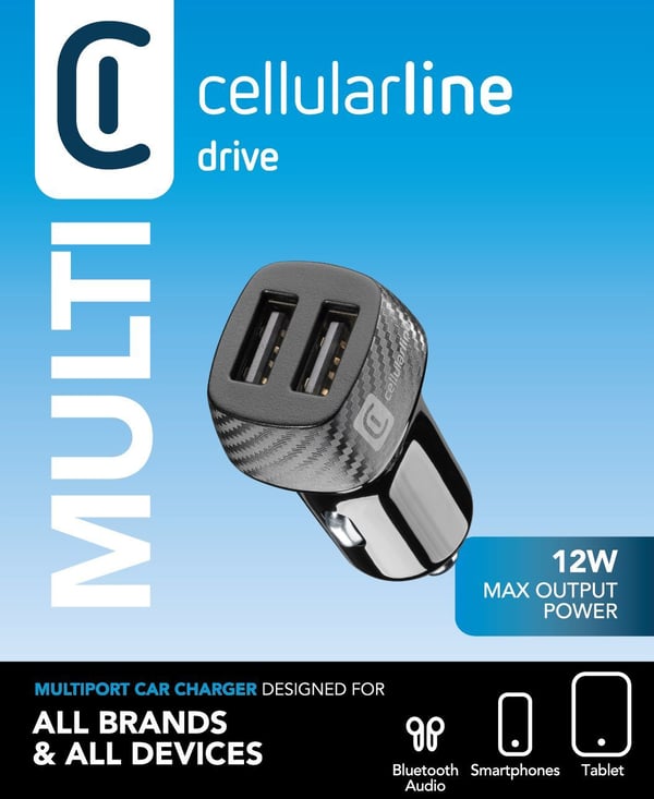 Cellularline 8018080203237 Smartphone, Universel Sort Cigartænder Automatisk