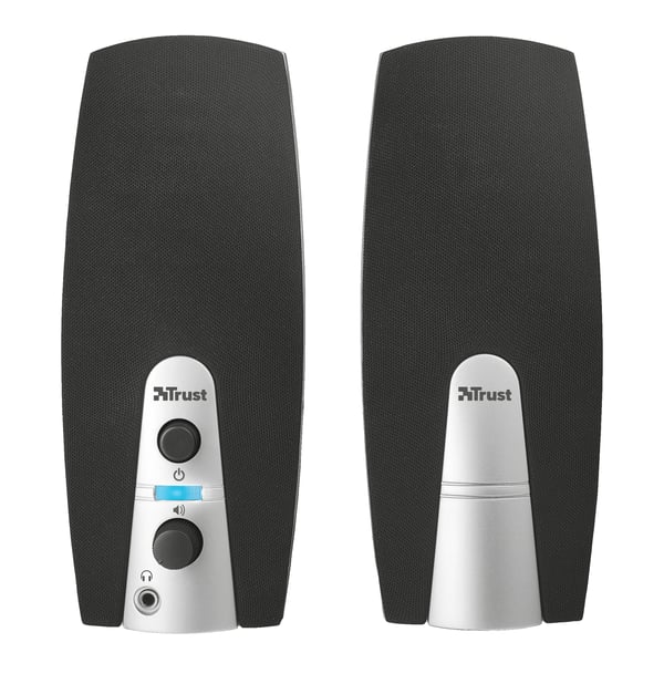 Trust MiLa 2.0 Speaker Set Svart, Silver Kabel 5 W
