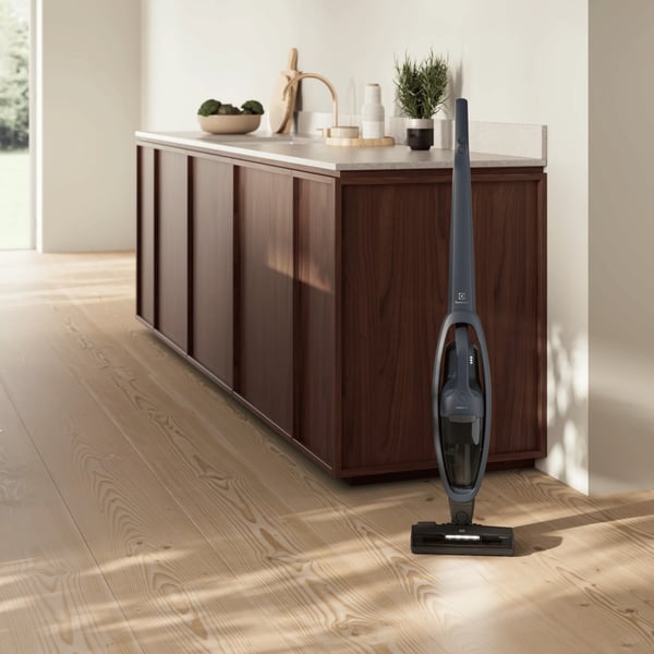 Electrolux ES52CB21DB Sauvaimuri Akku Kuiva Sykloninen, Vaahto, Moottorin jälkeinen suodatin Pussiton 0,3 L 29 W Sininen 2 ah