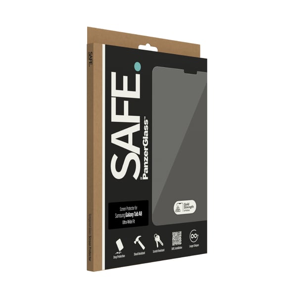 PanzerGlass SAFE. by ® Skærmbeskyttelse Samsung Galaxy Tab A8 | Ultra-Wide Fit