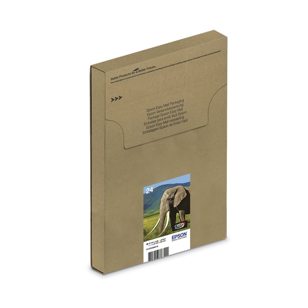 Epson 24 elefant Claria Photo HD multipakke 6-farve blæk EasyMail Ink