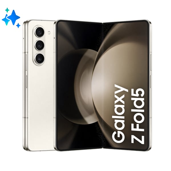 Samsung Galaxy Z Fold5 SM-F946B 19,3 cm (7.6") Dual SIM Android 13 5G USB Type-C 12 GB 256 GB 4400 mAh Cremefarvet