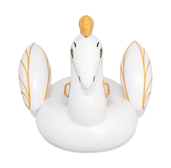 Bestway 41118 pool- och badmadrass Guld, Vit Vinyl Sittbadleksak