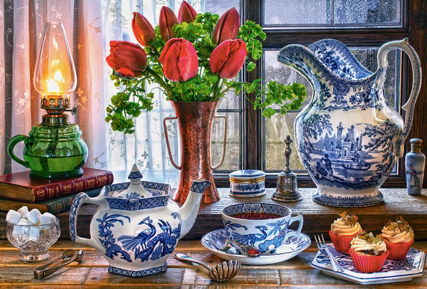 Castorland Still Life with Tulips 1500 pcs Kuviopalapeli 1500 kpl Taide