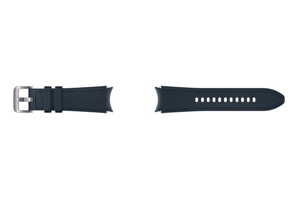 Samsung Hybrid læderrem (20 mm, S/M), Navy (ET-SHR88SNEGEU)