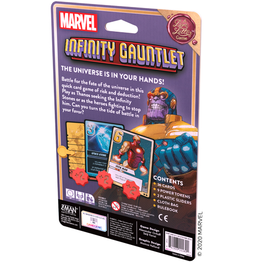 Asmodee MZ01en Infinity Gauntlet: A Love Letter Game 15 min Kortspel