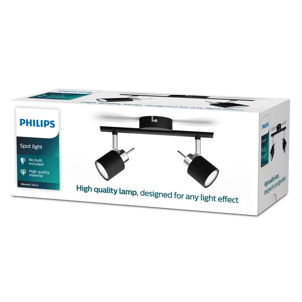 Philips Meranti lofts-/vægspot, 2x