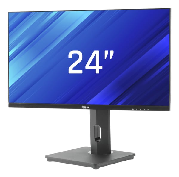 iggual ML24FA computerskærm 61 cm (24") 1920 x 1080 pixel Fuld HD LED Sort