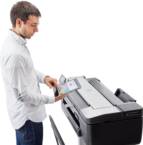 HP Designjet T830 24"-multifunktionsprinter