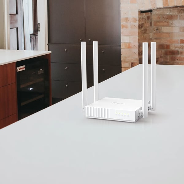 TP-Link ARCHER C24 trådløs router Hurtigt ethernet Dual-band (2,4 GHz / 5 GHz) Hvid