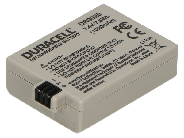 Duracell DR9925 batteri til kamera/videokamera Lithium-Ion (Li-Ion) 1020 mAh