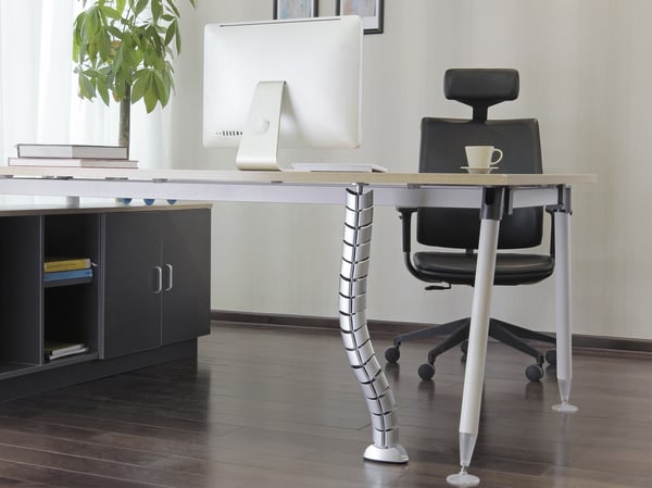 Equip 650862 kabelorganisator Skrivebord Kabelmuffe Sølv 1 stk