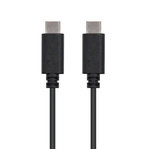 Nanocable USB 2.0, 1m USB-kabel USB C 0,48 Gbit/sek. Sort